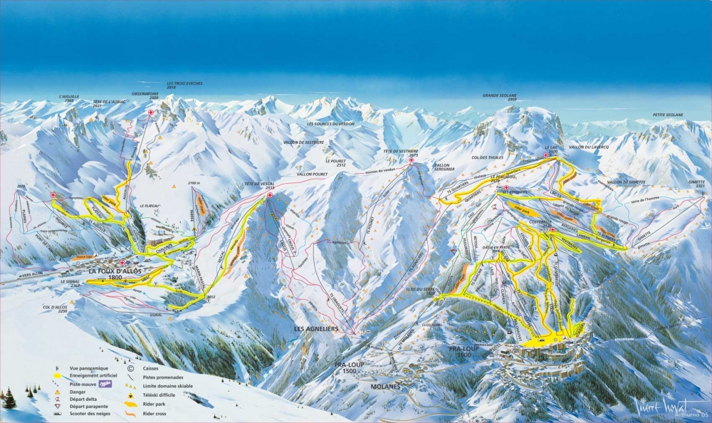 pistes foux d'allos